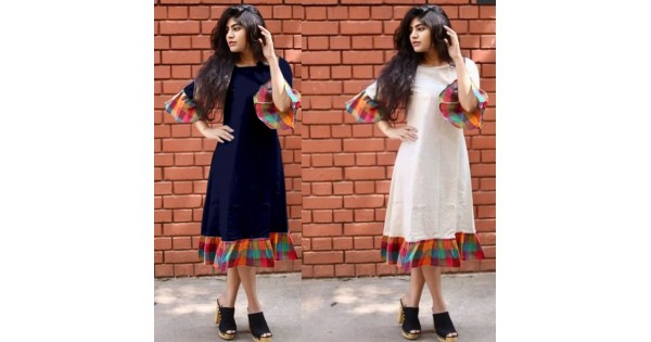 bell hands for long frocks